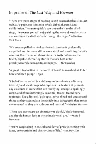 The Last Wolf & Herman