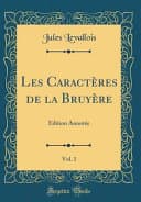 Les Caracteres de la Bruyere, Vol. 1 - Cover