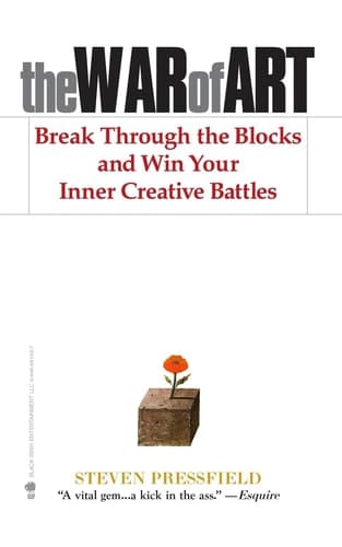 The War of Art Break Through the Blocks and Win Your Inner Creative Battles - Cover