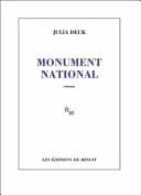Monument national - Cover