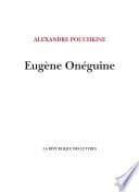 Eugène Onéguine - Cover
