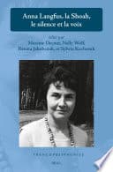 Anna Langfus, la Shoah, le silence et la voix - Cover