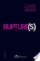 Rupture(s) - Cover