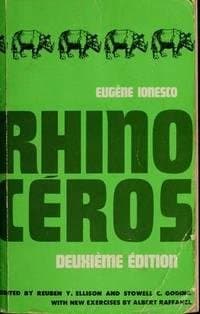 Rhinocéros - Cover
