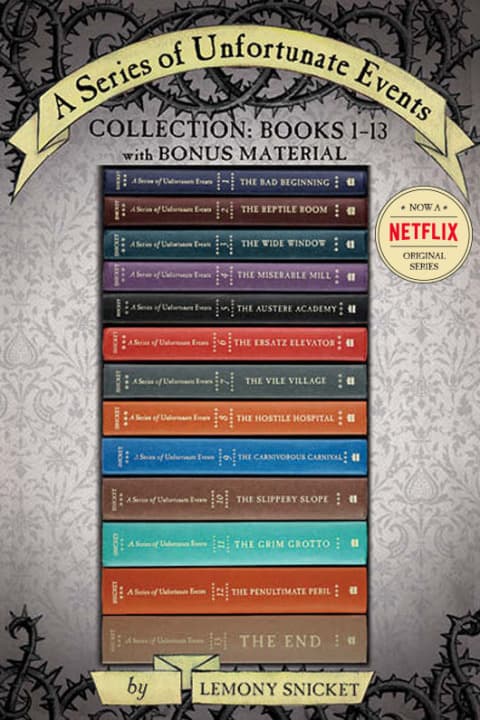 A Series of Unfortunate Events Complete Collection: Books 1-13 - Cover
