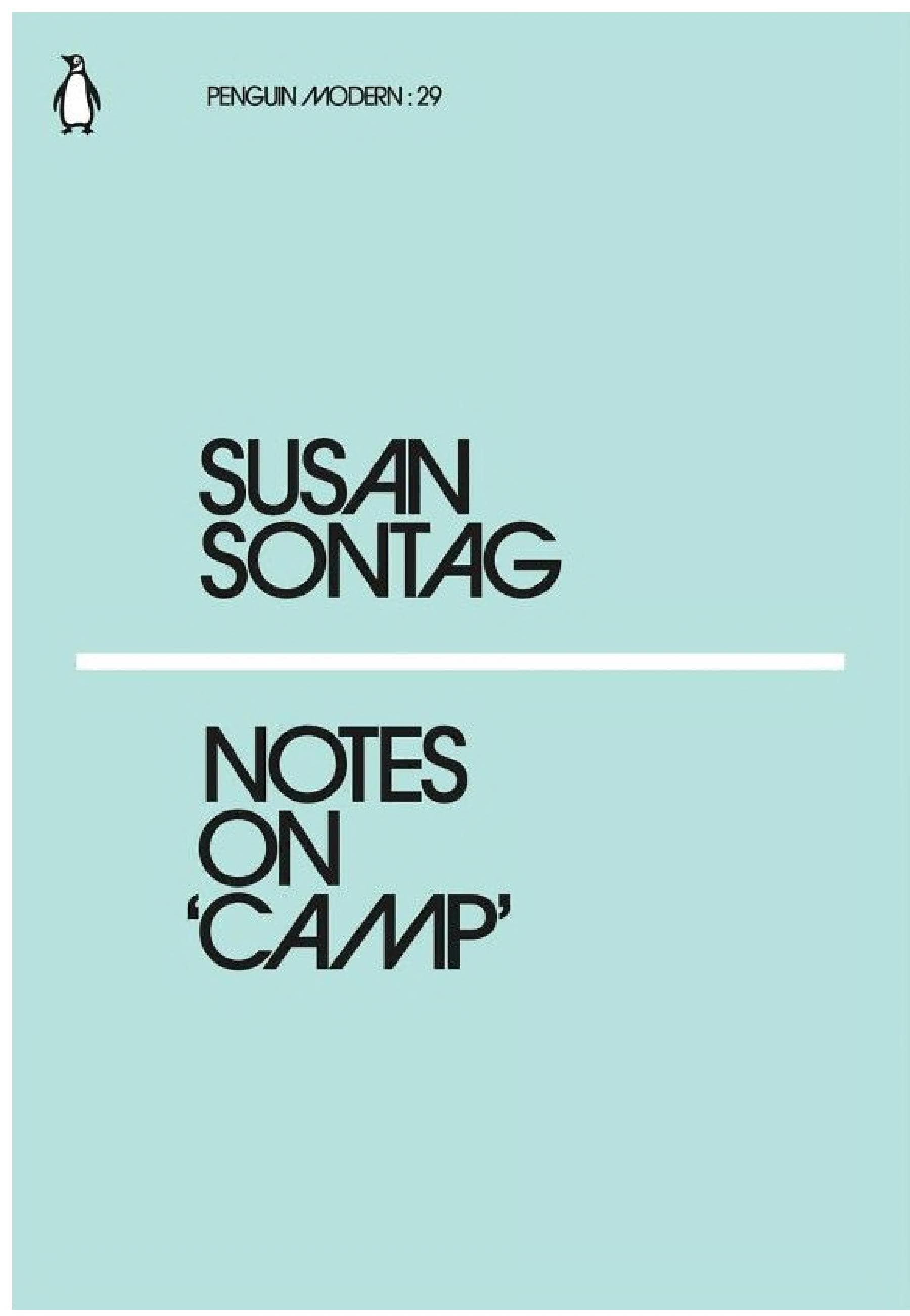 Notes on Camp - Cover