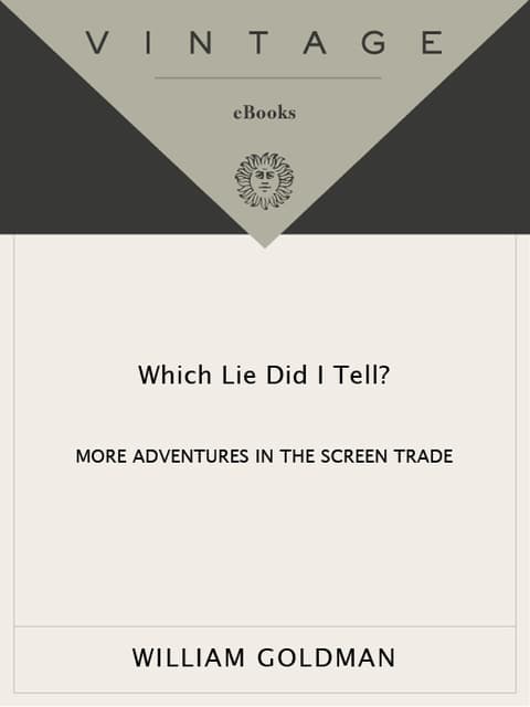 Which Lie Did I Tell? - Cover