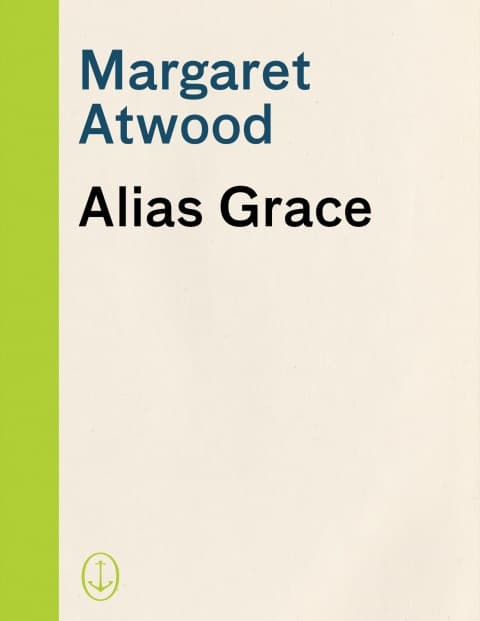 Alias Grace: A Novel - Cover