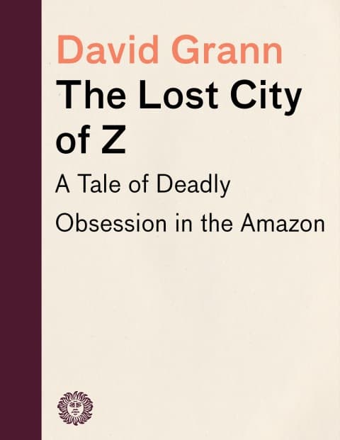 The Lost City of Z - Cover