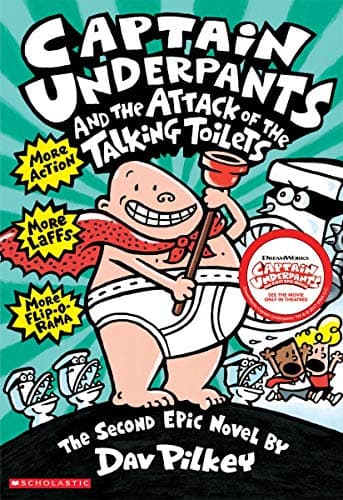 Captain Underpants and the Attack of the Talking Toilets - Cover