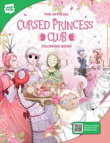 The Official Cursed Princess Club Coloring Book - Cover