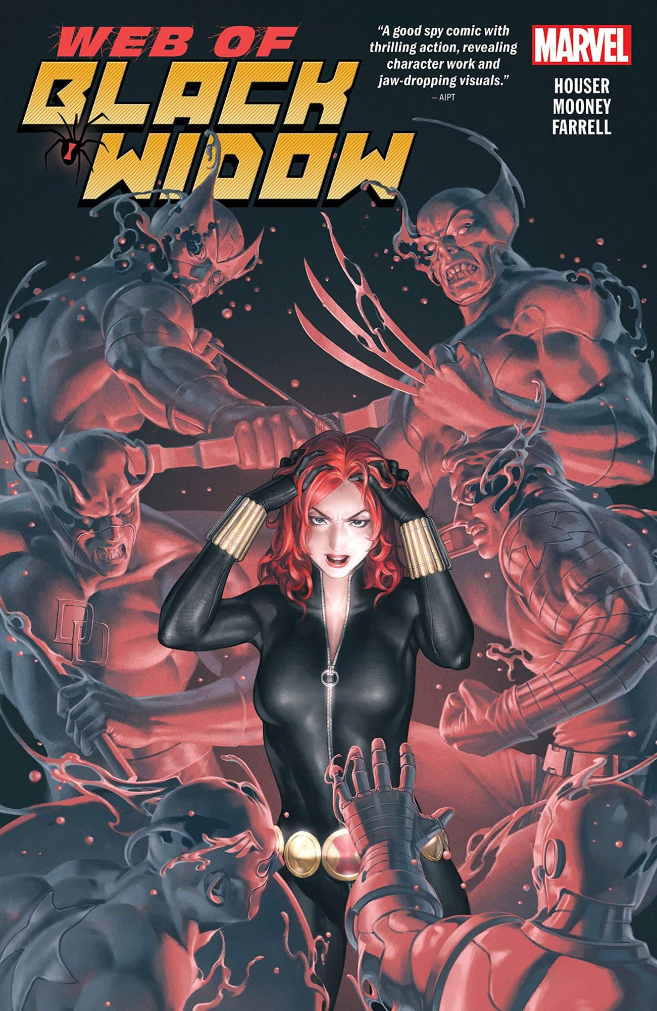 The Web Of Black Widow - Cover