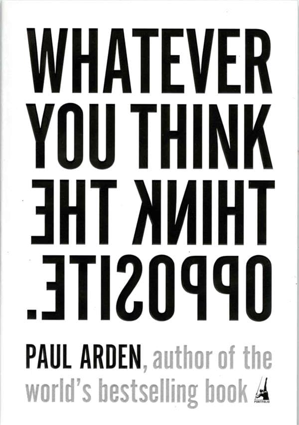 Whatever You Think, Think the Opposite - Cover