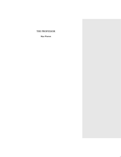 The Professor - Cover