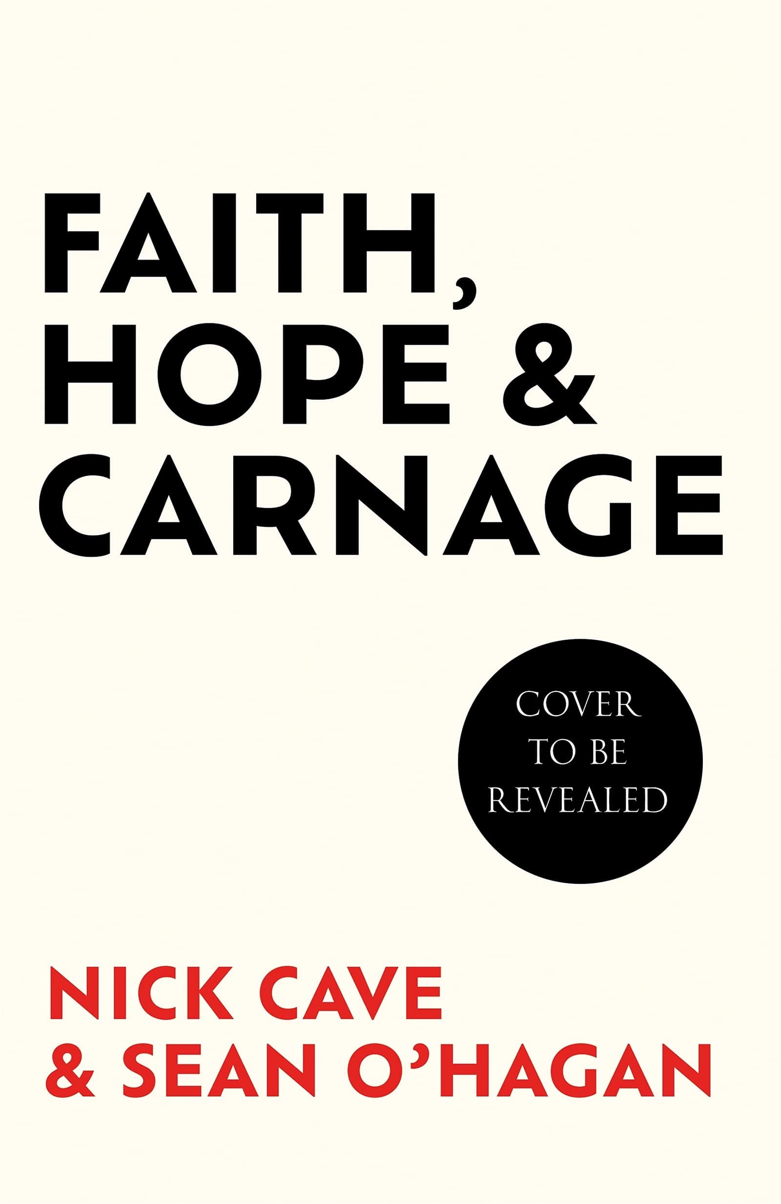 Faith, Hope and Carnage - Cover