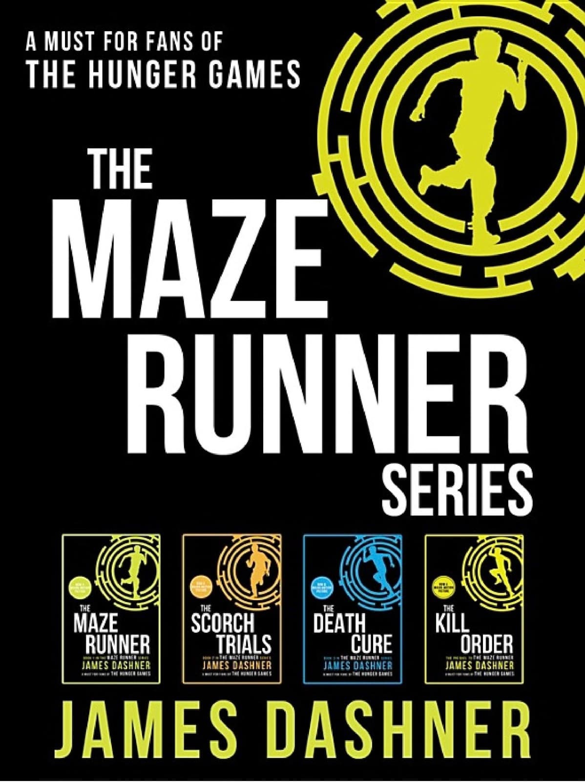 The Maze Runner series (books 1-4) - Cover