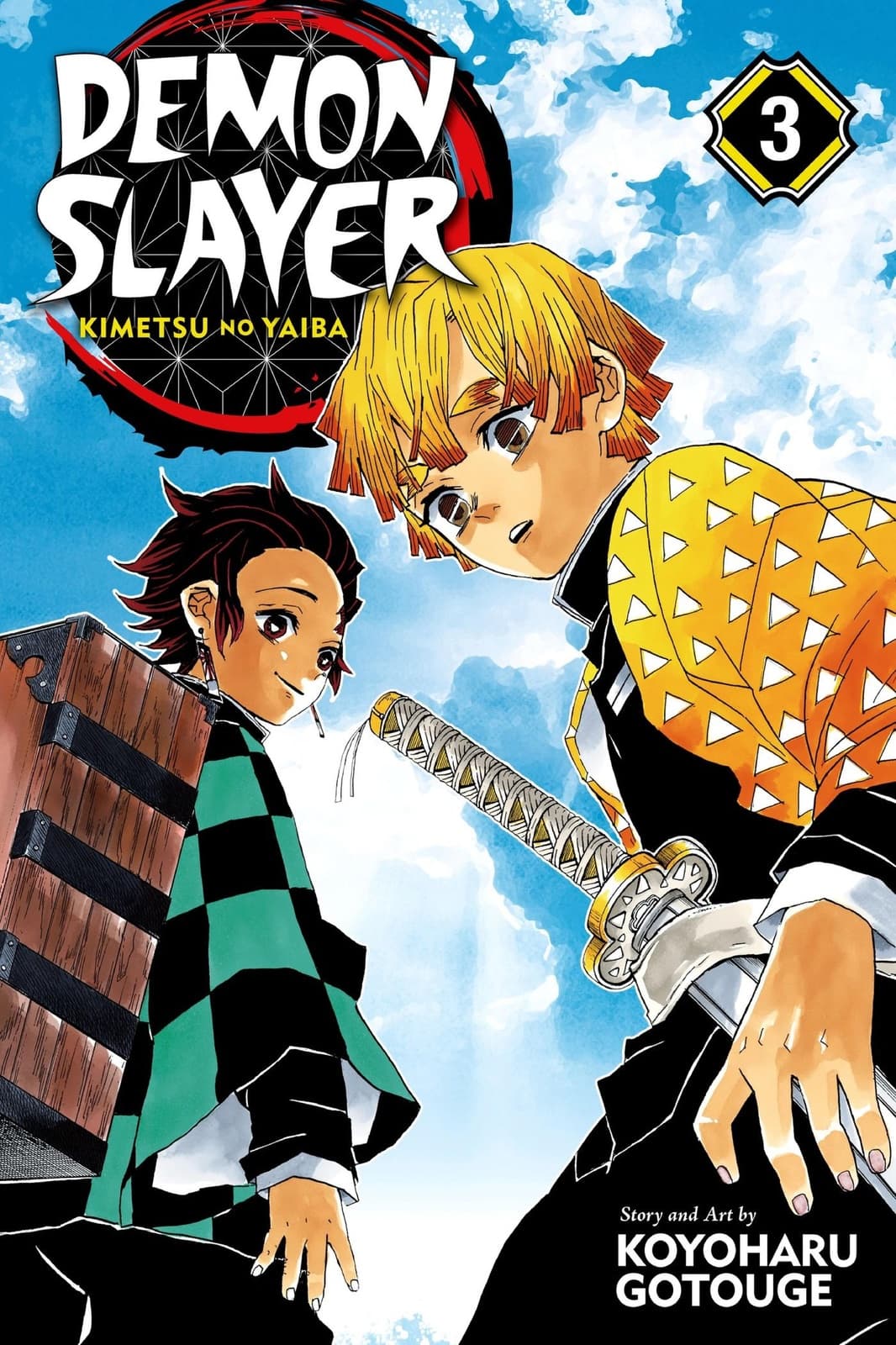 Demon Slayer: Kimetsu no Yaiba, Vol. 3 - Cover