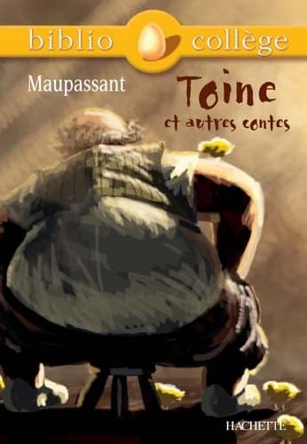 Bibliocollège - Toine et autres contes, Maupassant - Cover