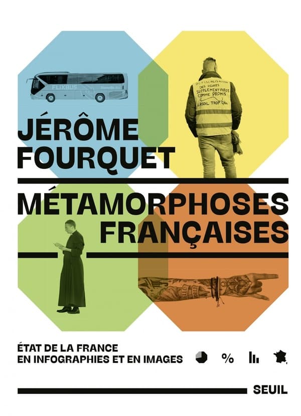 Métamorphoses françaises : Etat de la France en infographies et en images - Cover