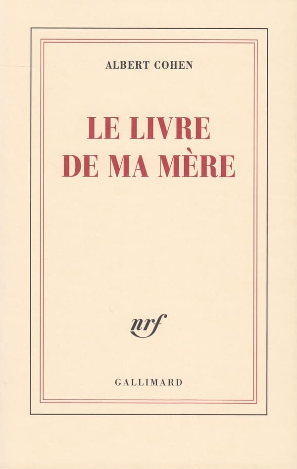 Le livre de ma mère - Cover