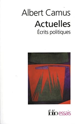 Actuelles (Tome I) - Écrits politiques. Chroniques 1944-1948 - Cover