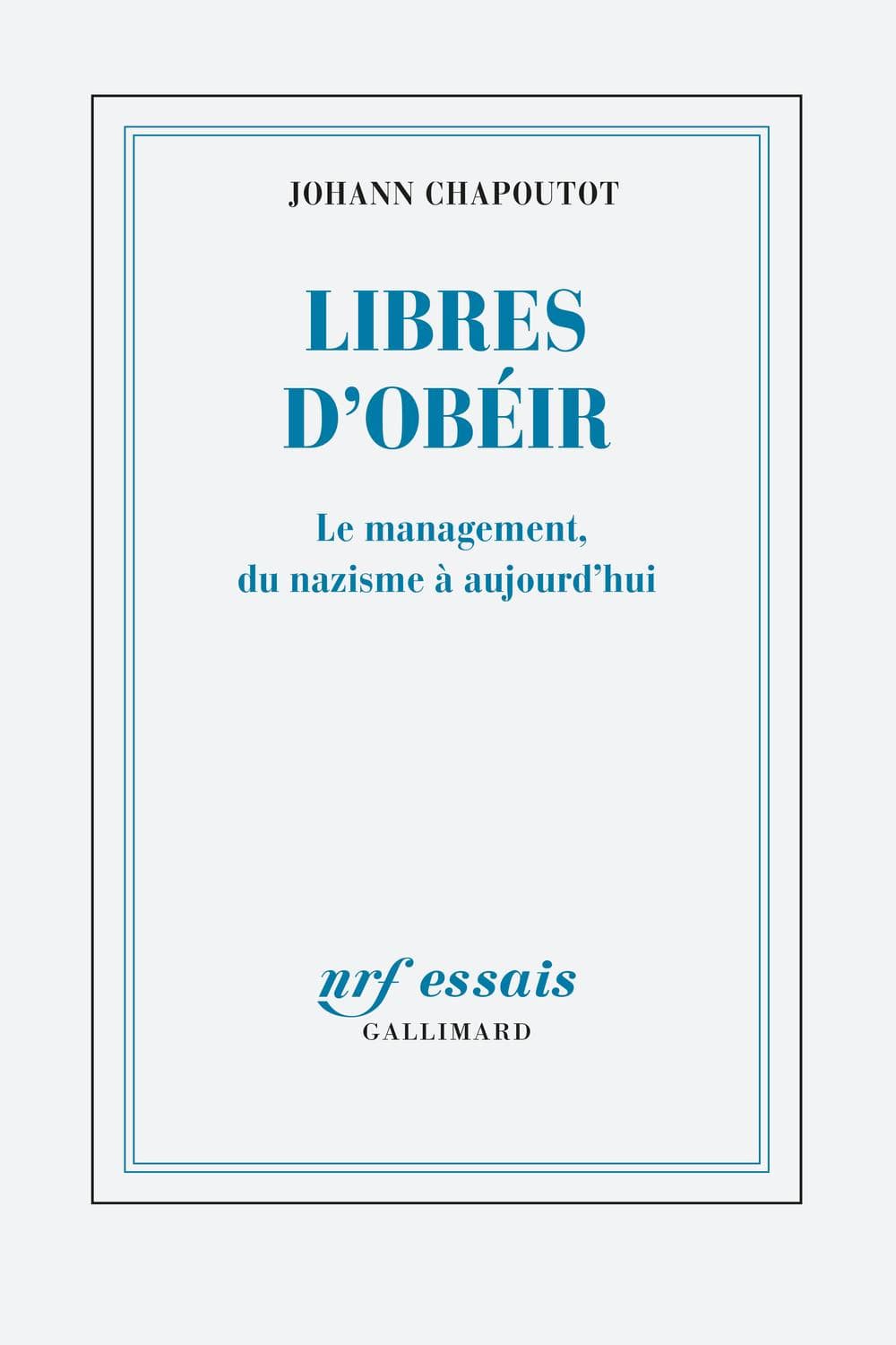Libres d’obéir - Cover