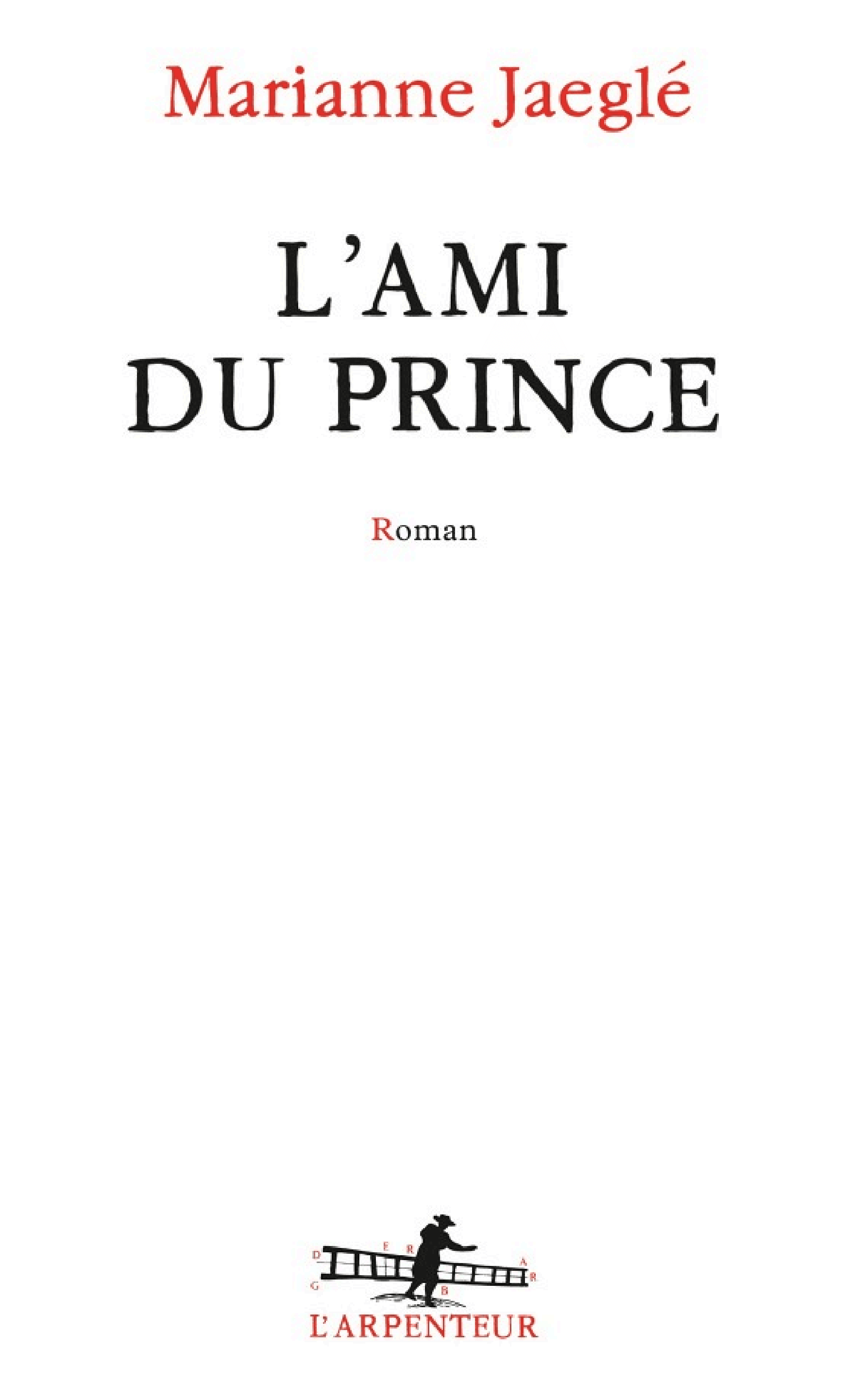 L'Ami du Prince - Cover