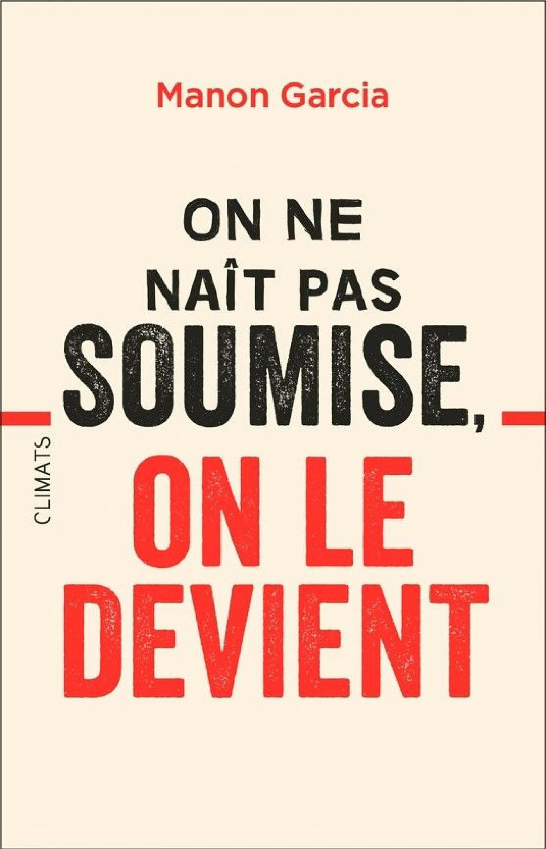 On ne naît pas soumise, on le devient - Cover