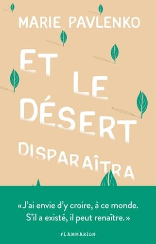 Et le désert disparaîtra - Cover