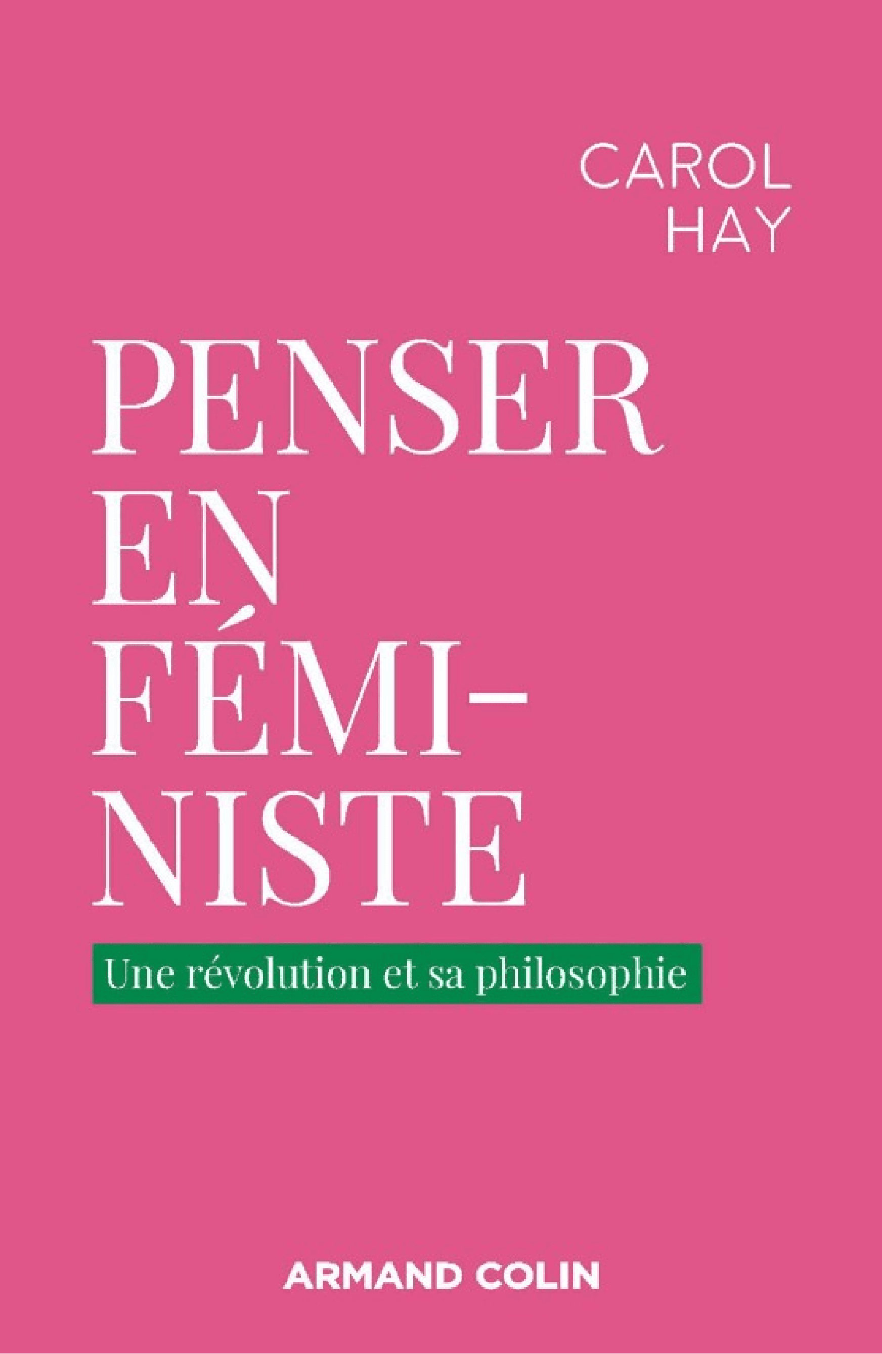 Penser en féministe - Cover