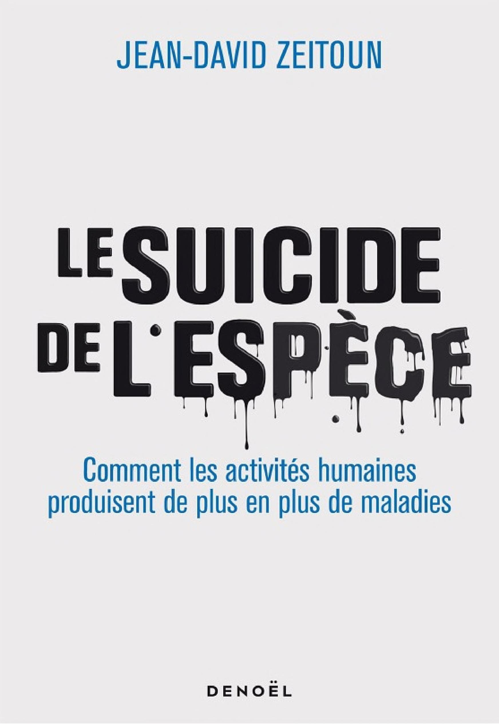 Le suicide de l'espèce - Cover