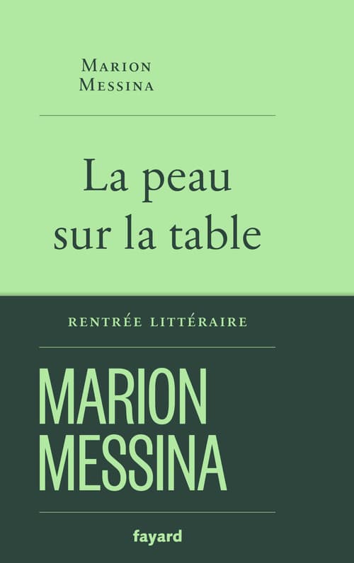 La peau sur la table - Cover