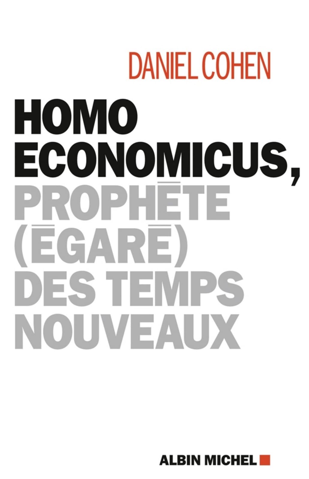 Homo economicus, - Cover