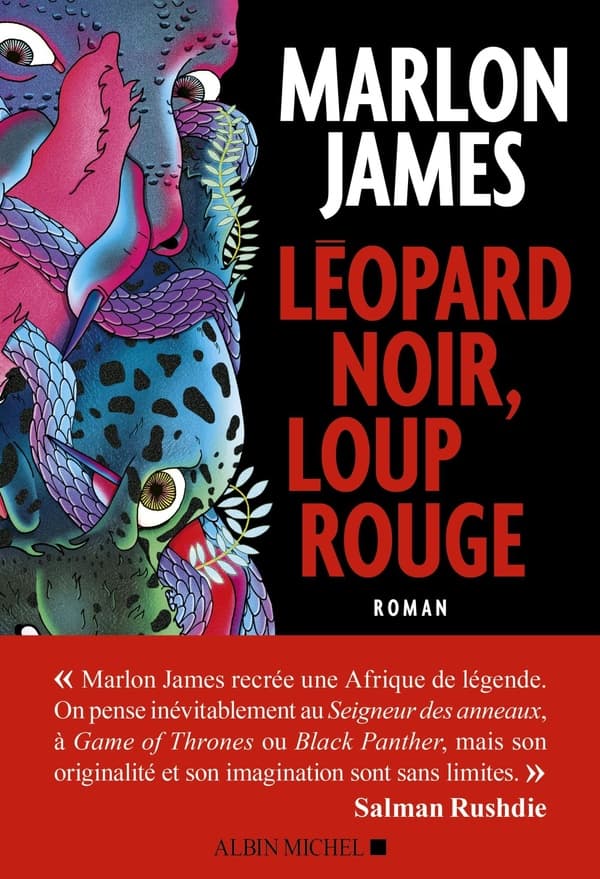 Léopard noir, loup rouge - Cover