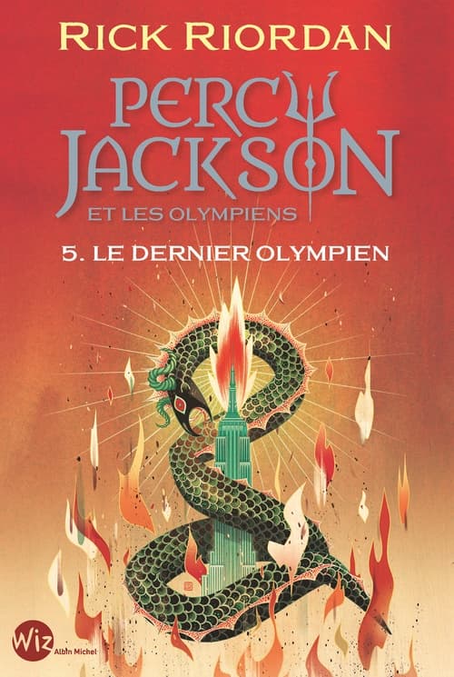 Percy Jackson et les Olympiens - tome 5 - Le Dernier Olympien - Cover