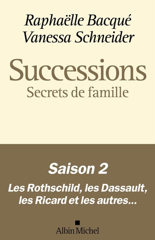 Successions - Saison 2 - Secrets de famille - Cover