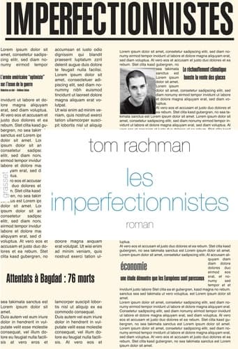 Les imperfectionnistes - Cover