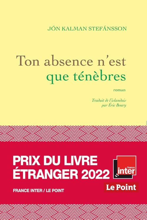 Ton absence n'est que ténèbres - Cover