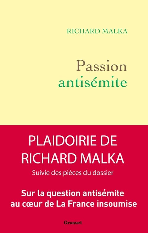 Passion antisémite - Cover