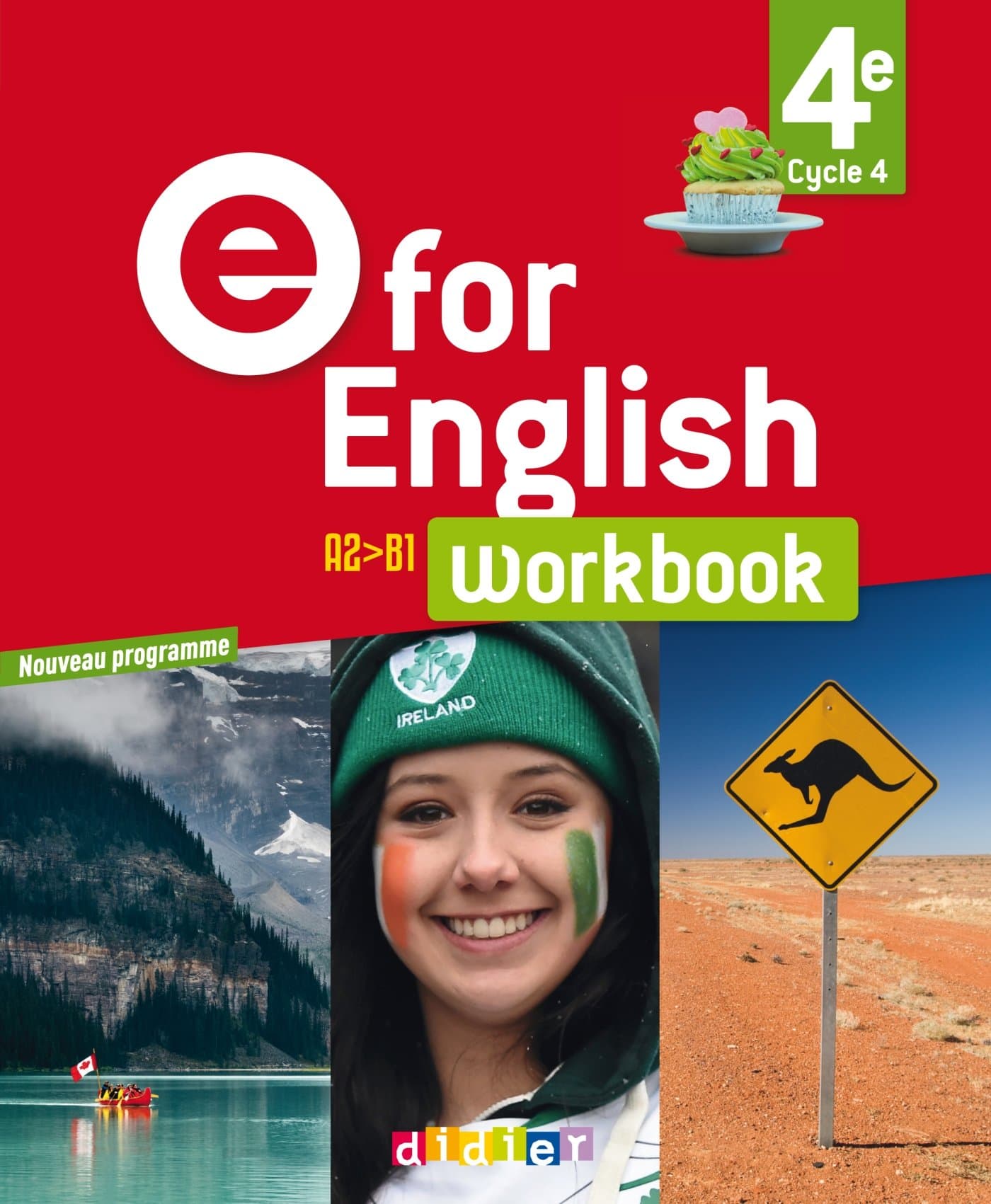 E for English 4e - Anglais Ed. 2017 - Workbook - Cover