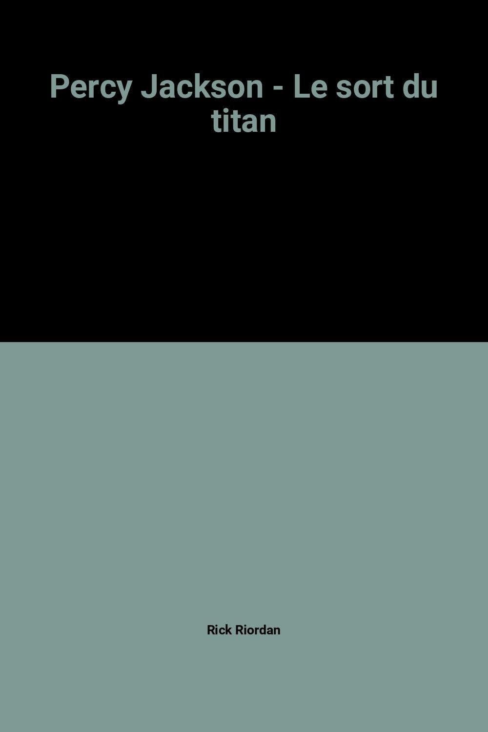 Percy Jackson - Le sort du titan - Cover