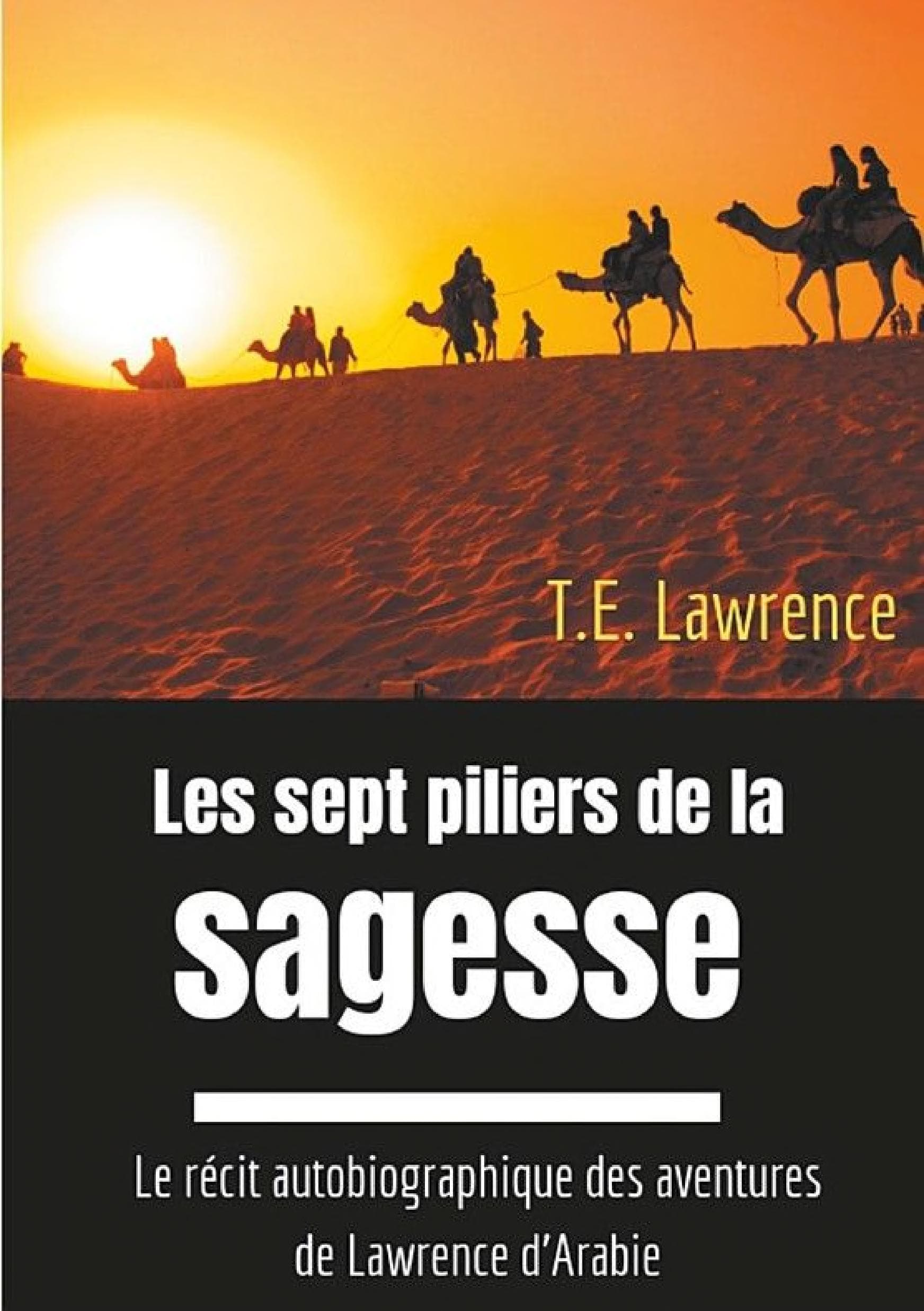 Les sept piliers de la sagesse - Cover
