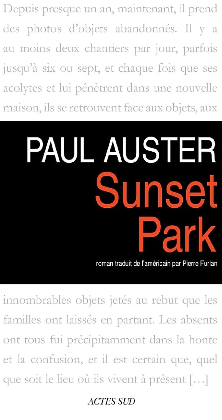Sunset Park - Cover