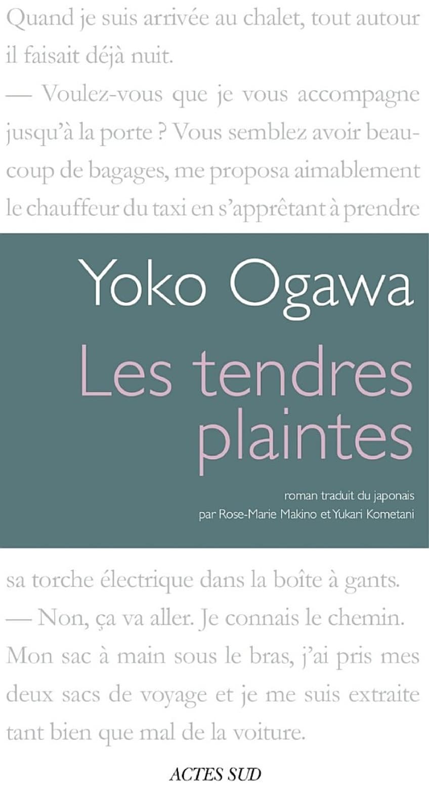 Les Tendres plaintes - Cover