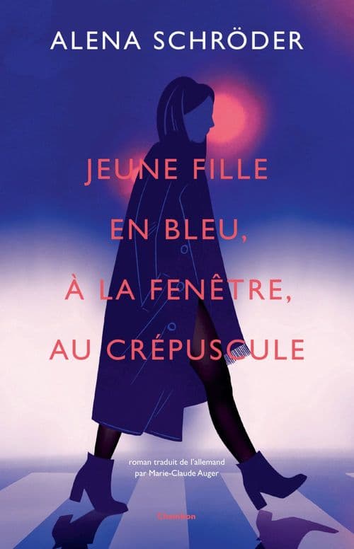 Jeune fille en bleu, à la fenêtre, au crépuscule - Cover