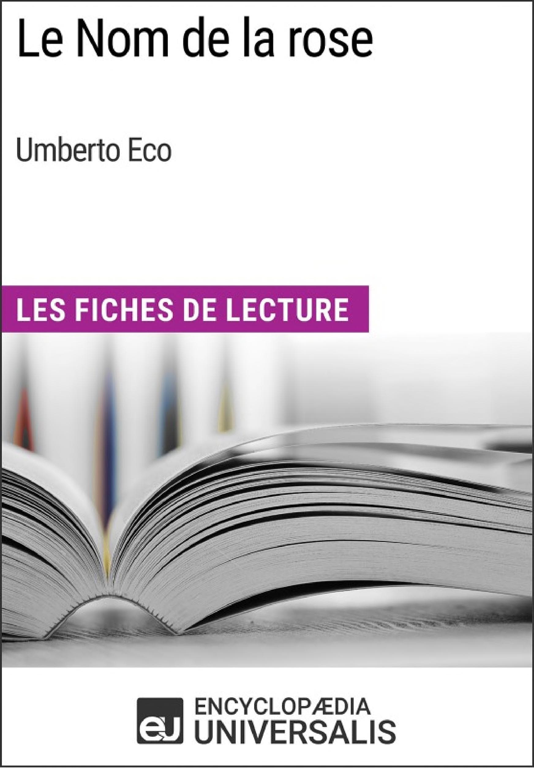 Le Nom de la rose d'Umberto Eco - Cover