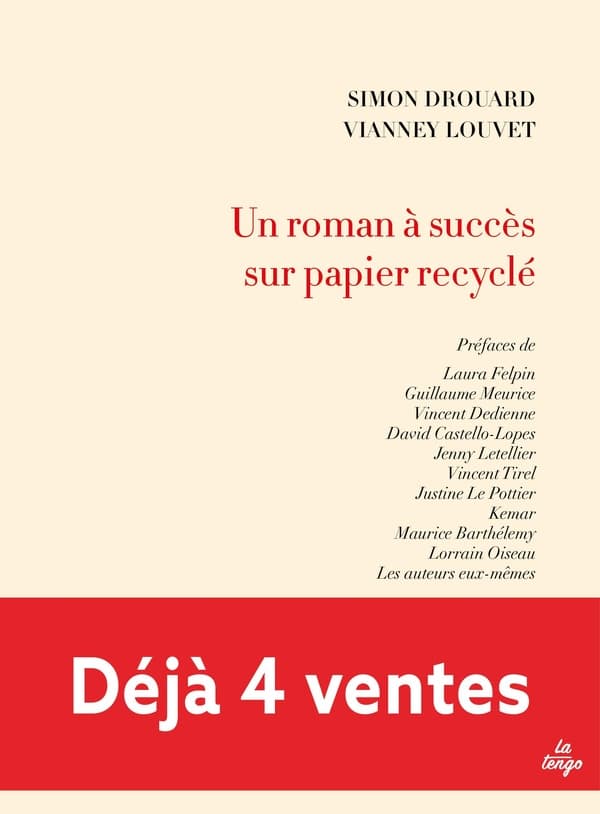 Un roman à succès sur papier recyclé - Cover