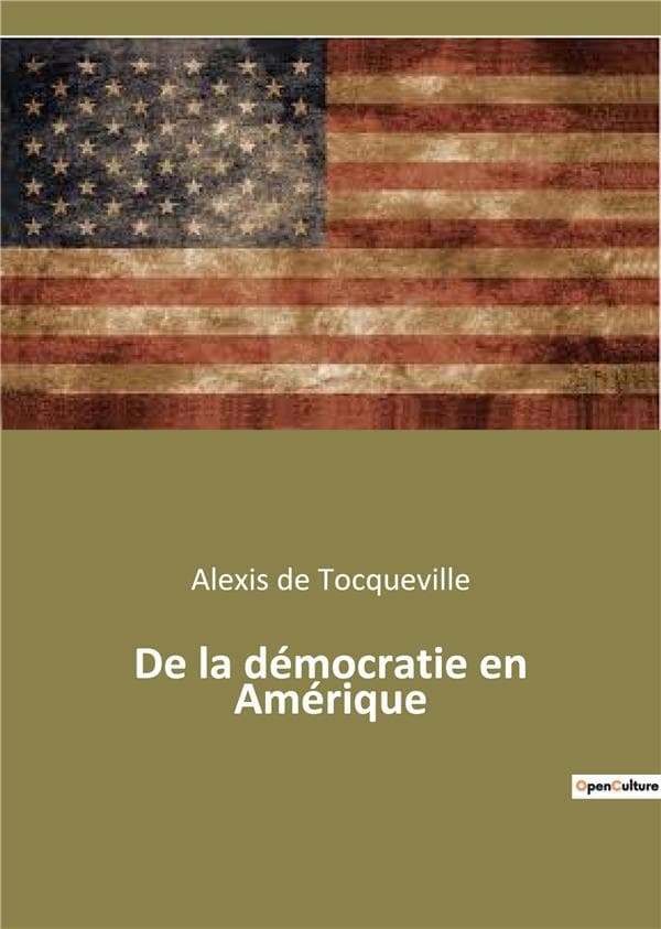 De la démocratie en Amérique - Cover