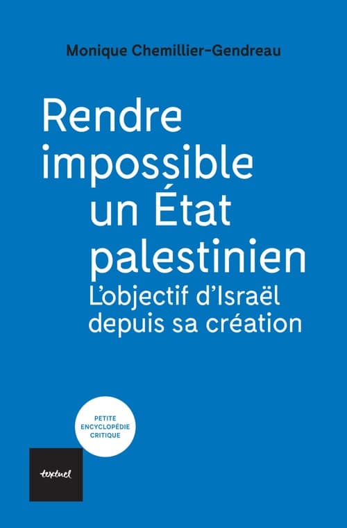 Rendre impossible un État palestinien - Cover