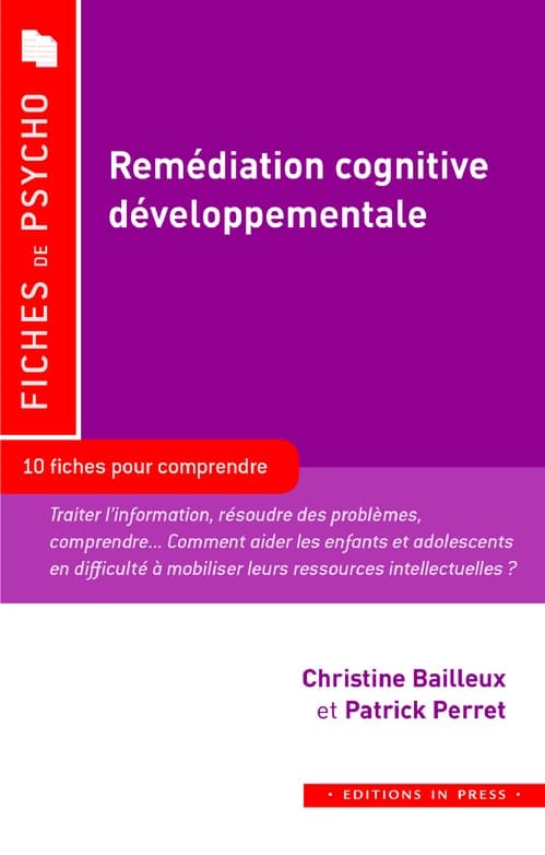 Remédiation cognitive développementale - Cover
